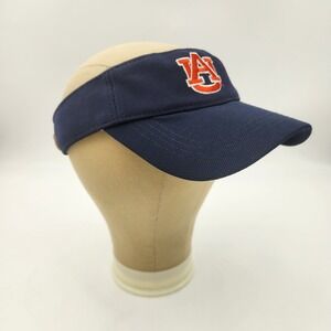 Under Armour Auburn Tigers Visor Navy Blue Adjustable NCAA Hat Mens One Size